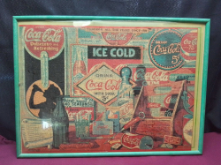 An Unusual Coca Cola Since 1886 Jig Saw. 41x57 Cm.