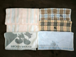 6x fashion brand Burberry, Elle and Nina Richie face towel (Unused) 