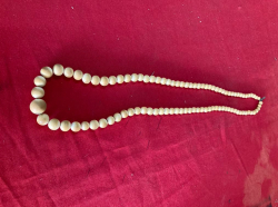 A Rare Antique Bone Necklace