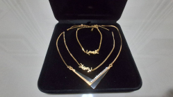 Beautiful vintage necklace  and lovely fashion  Choker Necklace.