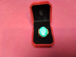 Large Egyptian SMARAGD Ring    