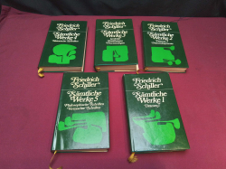 Complete Edition (5 Volumes) of FRIEDRICH SCHILLER (in German), perfect condition     