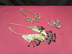 3 Ladies Evening Ware Necklaces. 