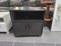 Index TV Cabinet double doors and wheels. D.41 L.62 H.63 Cm.