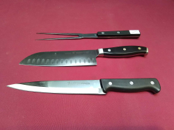 J.A. Henckles Stainless Steel Carvery Lot - Eversharp Pro Knife & Fork Plus 7