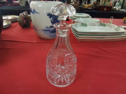 A Cut Glass Good Quality Wine Decanter. H.24 Cm.
