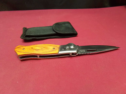 A Folding Knife with case L.20.5 Cm.