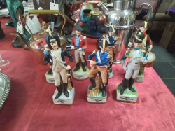 7 Various Military Figures Mostly by Capodimonte in good condition.