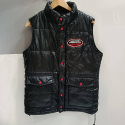 A Smith American down vest warn and lightweight  