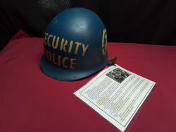 USA Secret Police Helmet in Vietnam War.