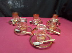 A Turkish coffee set
