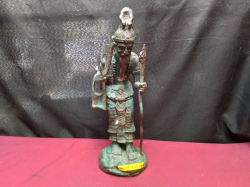 A Bronze Statue of The Forest Hermit. W.12 H.36 Cm.