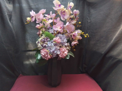 Artificial Flower in Beautiful Vase. W.15 H.85 Cm.