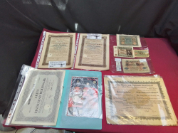 A Set of the original Kaizers and Nazi Germania bank notes