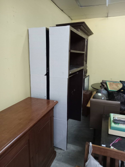 A Wooden Cloths Cabinets. W.108 D.30 H.30 Cm.