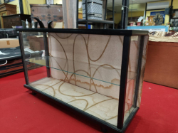 A Display Glass Box. H.24 W.41 D.13 Cm.