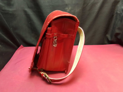 Japanese High Quality Randoseru Tsuchiya Kaban Leather School Bag with Metal Clasp’s. 