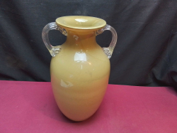 A lovely Murano style vase. W.18 H.33 Cm.
