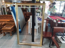 A Large Gold Framed Picture. W.96 L.159 Cm.