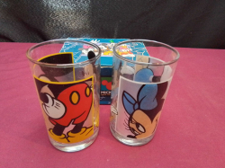 A Pair of Mickey Mouse Collectable  Glasses Boxed.