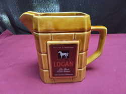 A Rare Logan Scotch Wade  Whisky Water Jug. W.15 H.13 Cm.