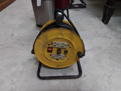 An Eleckta 4 Socket heavy-duty Cable reel.