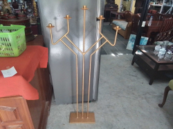 A Lovely Gold  Plated candelabra. W.62 H.134 Cm.