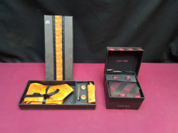 2 Elegant Silk Neckties in original boxes.