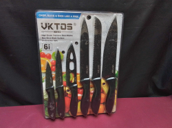 6 High grade stainless steel knives 