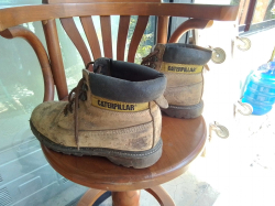 CATERPILLAR Brown Shoes.