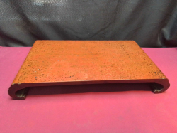 A Small Wooden Stand. W.24 L.45 H.6 Cm.
