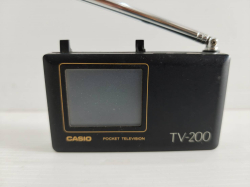 A Casio vintage pocket LCD television T-200 , nice condition good for collection or display 