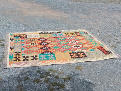 A Lovely Kilm From Turkey, Wool On Wool 193x150 Cm. 