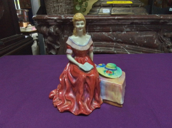 An unusual paragon seated Figures of 