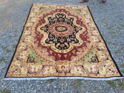 A Lovely Handmade carpets Rugs from Afghanistan, Unusual Design Cotton On Wool 152x203 Cm.