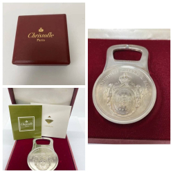  A Famous French Christofle Orfevre A Paris Bottle Opener in original box  