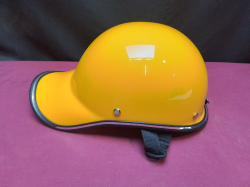 New Yellow Baseball/ Jockeys cap style Crash Helmet