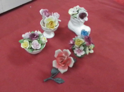 5 Various floral baskets 2x Royal Doulton 