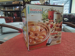 An Electric Crock pot.
