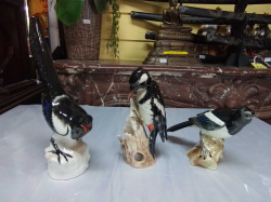 3 Large Beautiful Goebel Bird Statues.