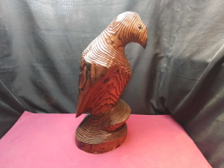 Vintage large carved wood Eagle