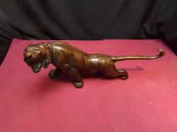 Vintage cast iron Tiger L.50 H.22 cm