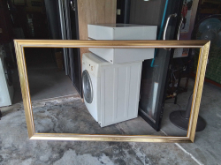 A Large Picture Frame Gilded New. w.180 H.108