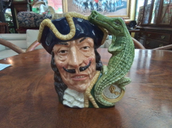 Very Rare Original Captain Hook By Royal Doulton Catalogue at £200 See Price Guide in office.H.17 W.16 cm