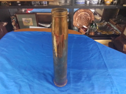A Large Brass Shell case. 45 Cm High 