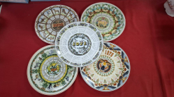 5 Various Wedgwood calender plates. W.25.5 cm