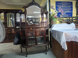A Good quality mahogany Empire Cabinet. 