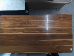 Low A Wooden table 
High 51cm.
Long 1m
Wide 53 cm