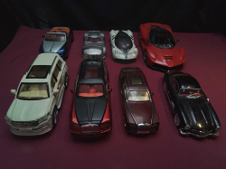A Job lot of Large Model cars 