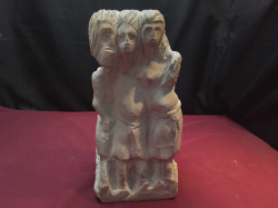 A White stone finger 
High 33cm
Wide13
13cm.deep